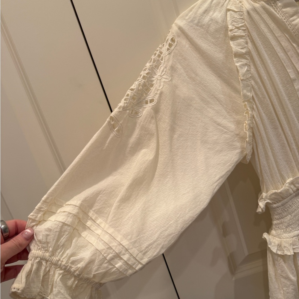 Cleobella Cream Ruffle Dress - Picture 5 of 11